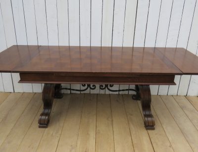 Spanish Oak Extending Dining Table - Image 15