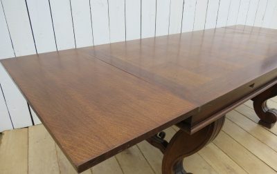 Spanish Oak Extending Dining Table - Image 13