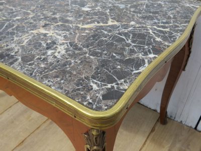 French Marble Top Coffee Table - Image 5