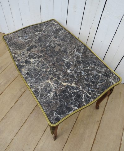 French Marble Top Coffee Table - Image 2