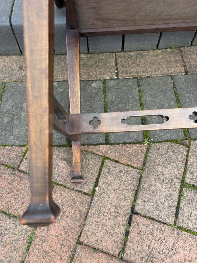Arts & Crafts Walnut Piano Stool - Image 4