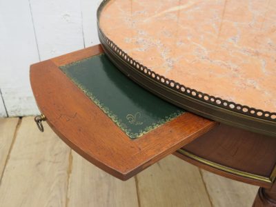 French Marble Top Gueridon Games Table - Image 6
