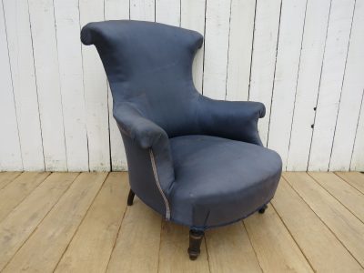 Antique French Napoleon III Armchair - Image 8