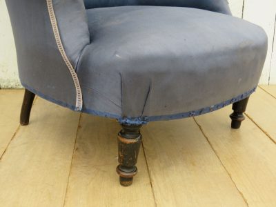 Antique French Napoleon III Armchair - Image 4