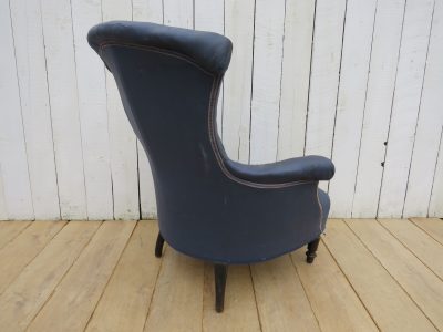 Antique French Napoleon III Armchair - Image 3