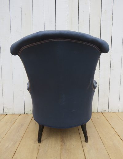 Antique French Napoleon III Armchair - Image 6