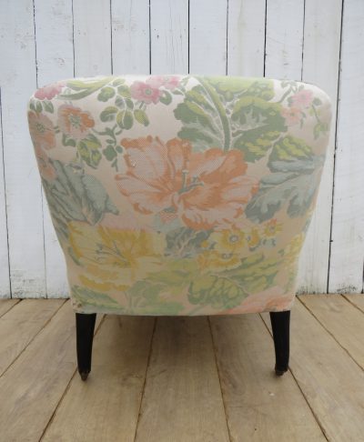Antique French Napoleon III Chauffeuse Slipper Chair - Image 6