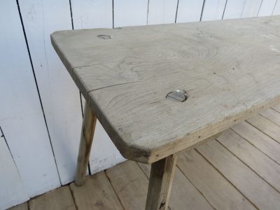 Antique French Laundry Console Table - Image 7