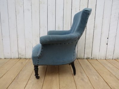 Antique French Napoleon III Tub Armchair - Image 5