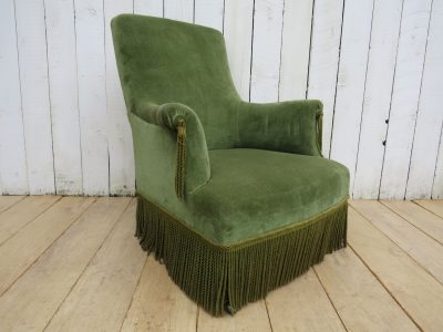 Antique French Napoleon III Armchair - Image 8