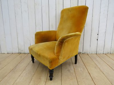 Antique French Napoleon III Armchair - Image 8