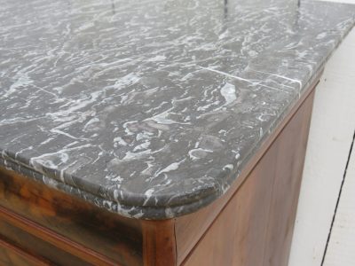 Antique French Marble Top Chest Of Drawers - Image 14