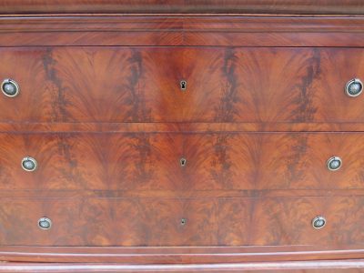 Antique French Marble Top Chest Of Drawers - Image 4