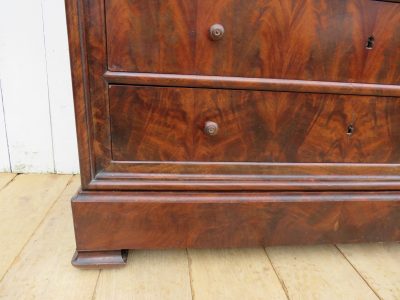 Antique French Marble Top Chest Of Drawers - Image 13