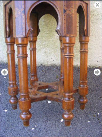 Stunning & Rare Diminutive Alhambra Table c1910 or earlier Liberty & Co. - Image 2