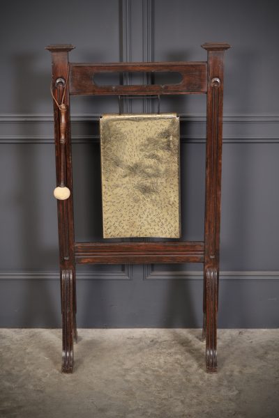 Oak & Brass Dinner Gong - Image 2
