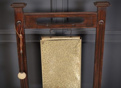 Oak & Brass Dinner Gong - Image 3