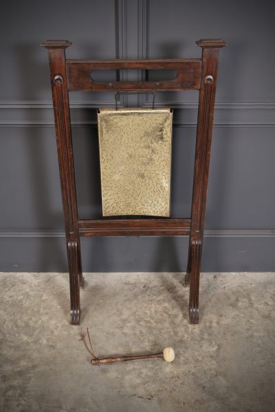 Oak & Brass Dinner Gong - Image 5