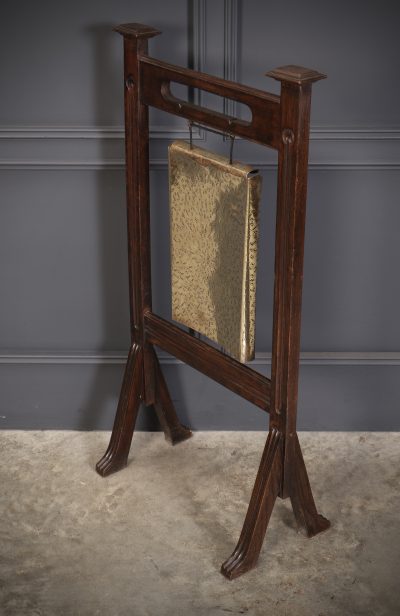 Oak & Brass Dinner Gong - Image 7