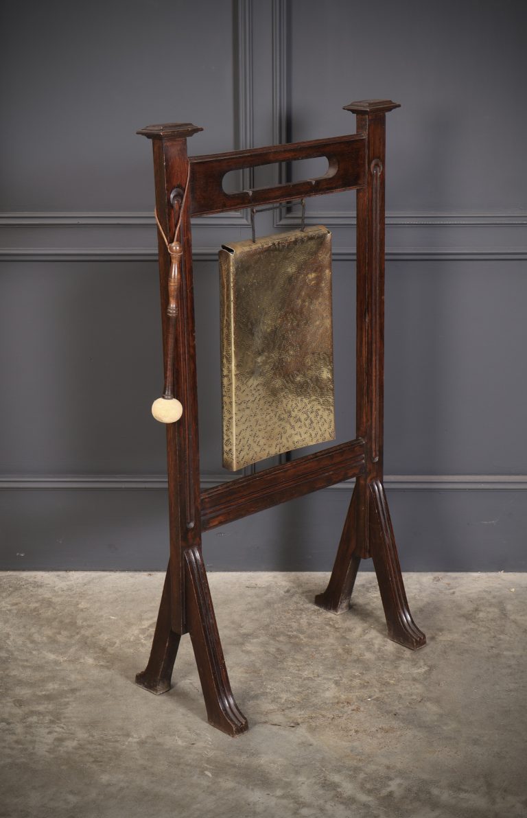 Oak & Brass Dinner Gong
