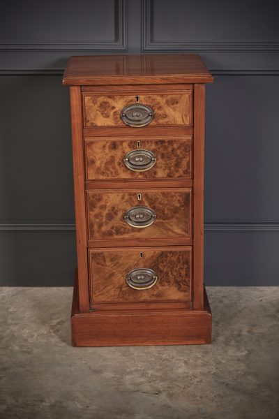 Pair of Walnut Bedside Chests - Image 3