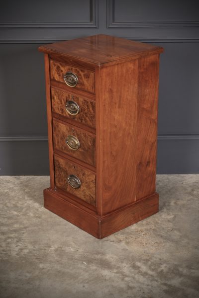 Pair of Walnut Bedside Chests - Image 5