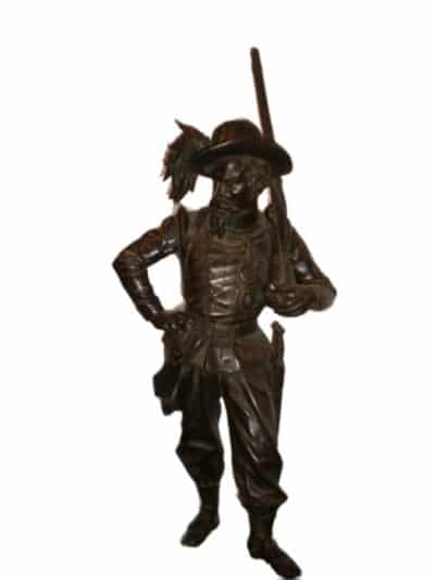 19th Century Large American Confederate Soldier Sculpture