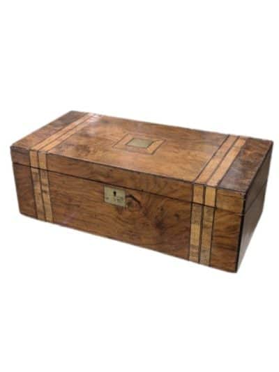 Antique English Wooden Writing Box - Image 2