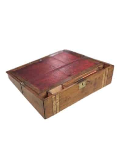 Antique English Wooden Writing Box - Image 5