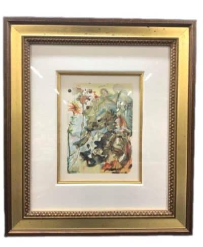 SALVADOR DALI, Heaven Canto Divine Comedy 26, With CERTIFIKAT...