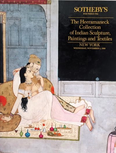 Sotheby's ~ The Heeramaneck Collection of Indian Sculpture, Paintings and Textiles ~ New York ~ 02. 11. 1988