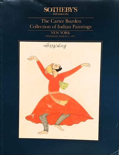 Sotheby’s ~ The Carter Burden Collection of Indian Paintings ~ New York ~ 27. 03. 1991