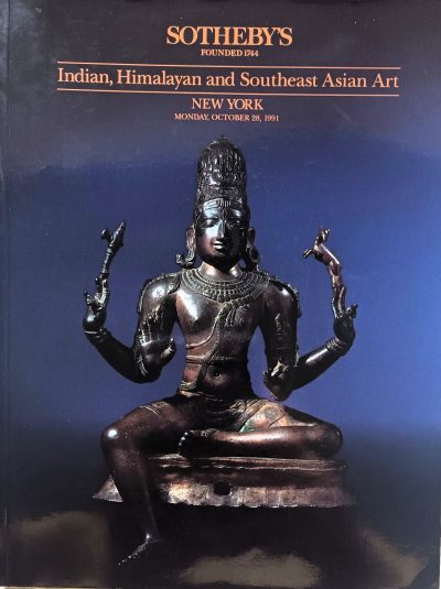 Sotheby’s ~ Indian, Himalayan and South-East Asian Art ~ New York ~ 28. 10. 1991