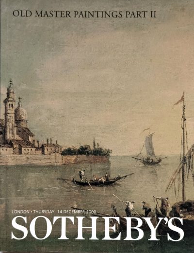 Sotheby’s ~ Old Master Paintings Part II ~ London ~ 14. 12. 2000