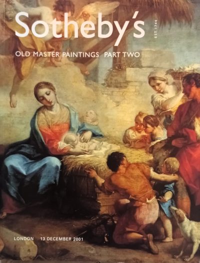 Sotheby’s ~ Old Master Paintings ~ Part II ~ London ~ 13. 12. 2001