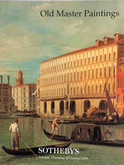 Sotheby’s ~ Old Master Paintings ~ London ~ 28. 10. 1999