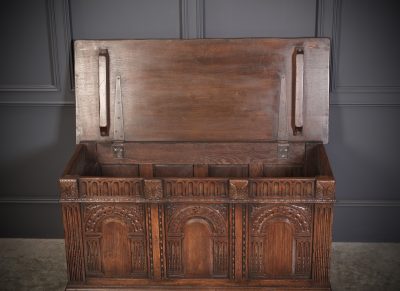 Solid Oak Coffer - Image 4