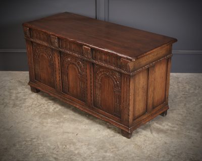 Solid Oak Coffer - Image 6