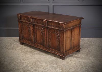 Solid Oak Coffer - Image 7
