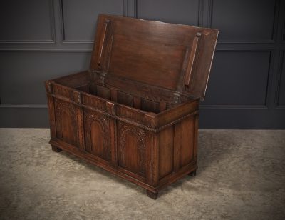 Solid Oak Coffer - Image 8