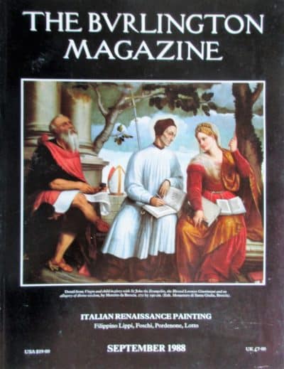 The Burlington Magazine September 1988