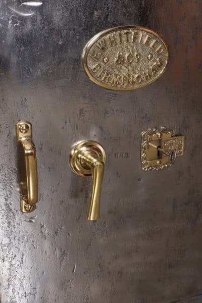 Victorian Polished Iron Safe - Image 12