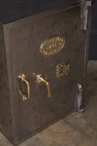 Victorian Polished Iron Safe - Image 2