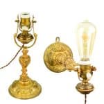 19th Century a Pair SHIP’S Light Antique Furniture