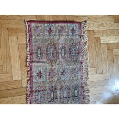 Antique Persian Wool Wall Tapestry, Late 19th Century. - Image 9