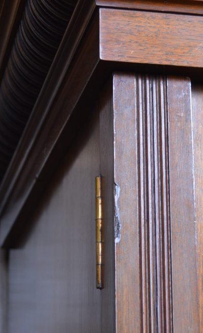 Edwardian Walnut Linen Press SAI3524 - Image 2