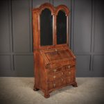 18th Century Walnut Bureau Bookcase bookcase bureau Antique Bookcases