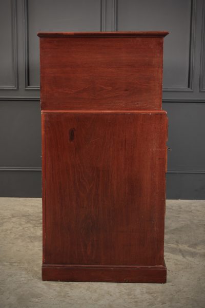 Rare Georgian Mahogany Blanket Box On Chest - Image 15