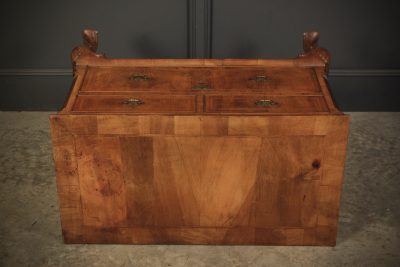 Queen Anne Walnut Low Chest Of Drawers - Image 5