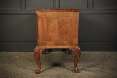 Queen Anne Walnut Low Chest Of Drawers - Image 7